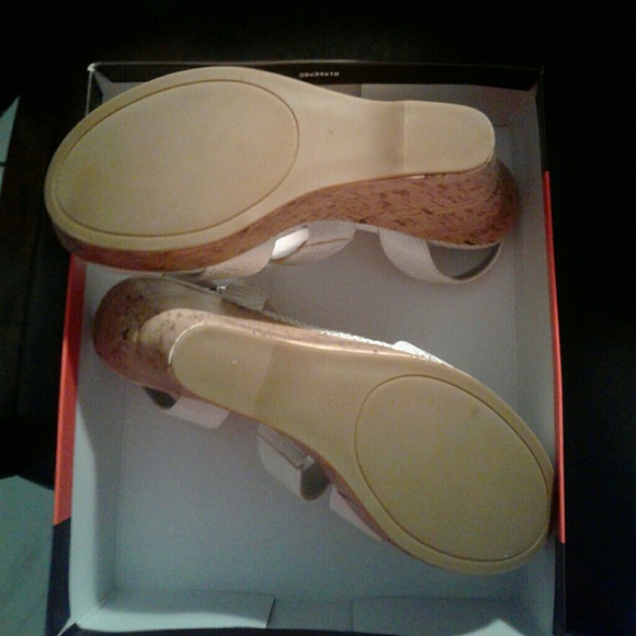 Guess Shoes - Guess White Wedges